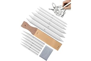 Mr. Pen - 14 Pack of Blending Stumps, Art Eraser, Blending Sticks for Drawing, Shading Pencils for Sketching