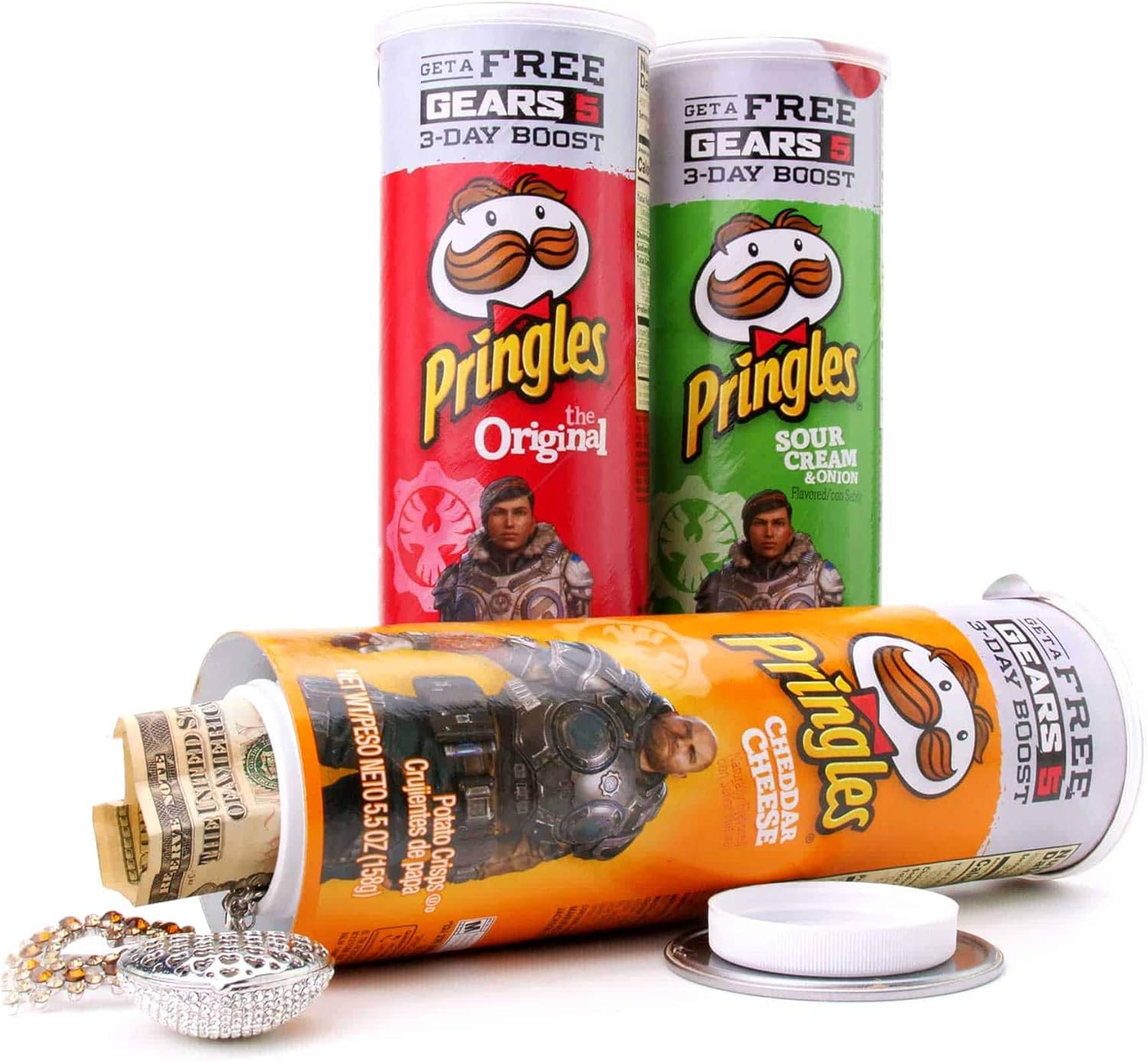 Pringles Secret Stash - Caja de caudales oculta: Amazon.es: Oficina y papelería