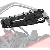 KEMIMOTO Universal UTV Roll Cage Organizer, Upgrade Zipper Rear Storage Bag Gear Bags with Reflective Strip Compatible with Ranger RZR Pioneer Talon Most UTVs Tools Storage Solution