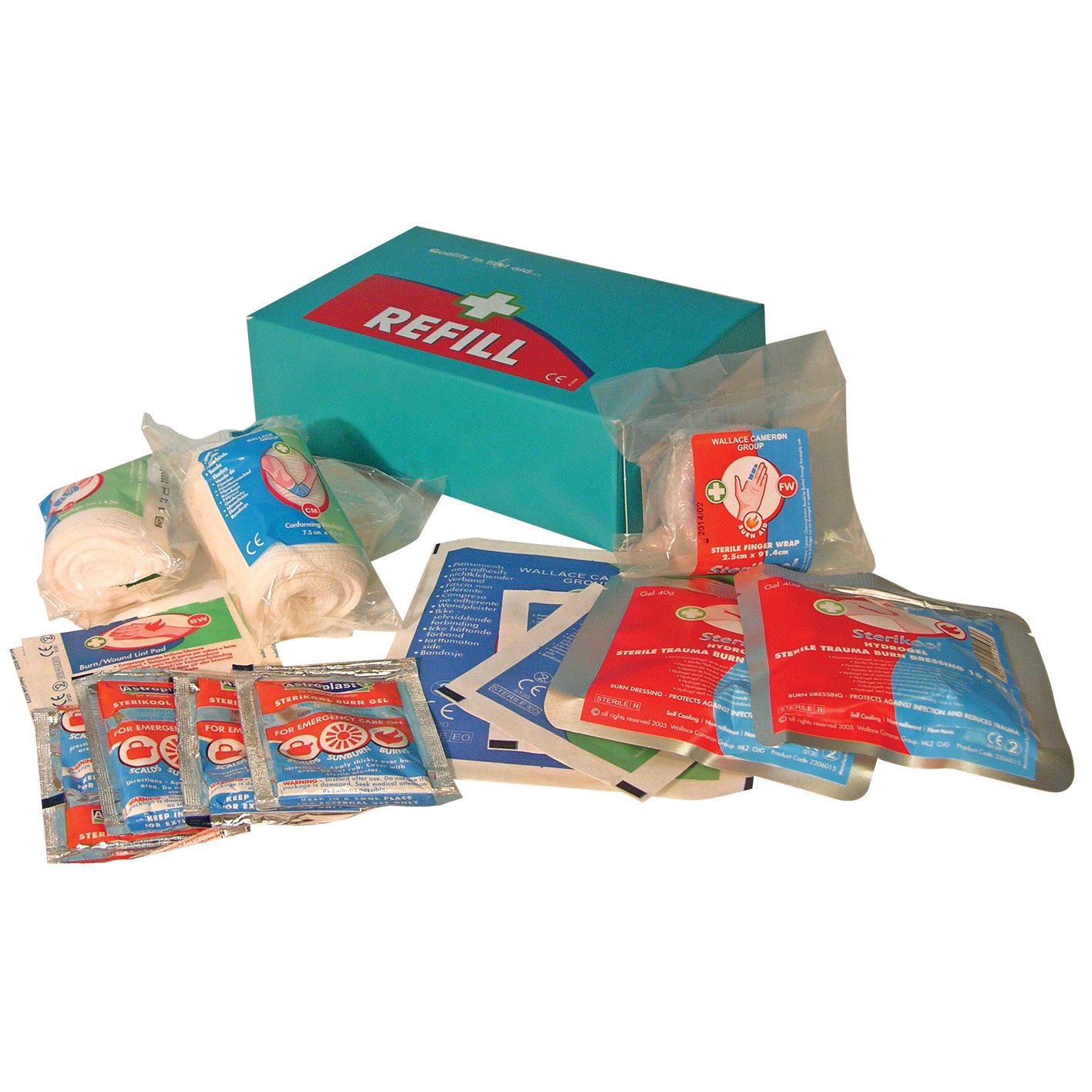 Astroplast 1047048 Burns Refill Medium Blue Box