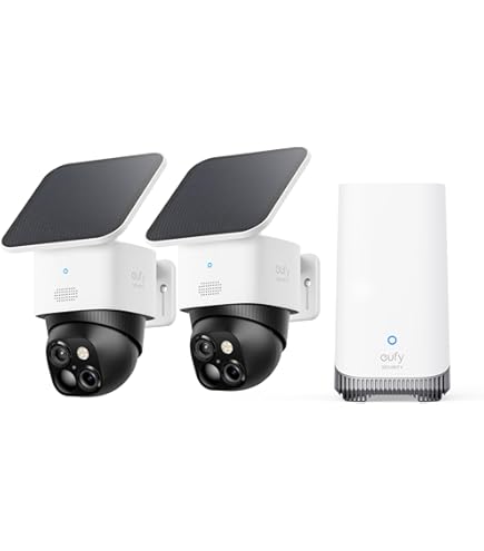 Amazon.com : eufy Security SoloCam S340 with HomeBase 3, Solar