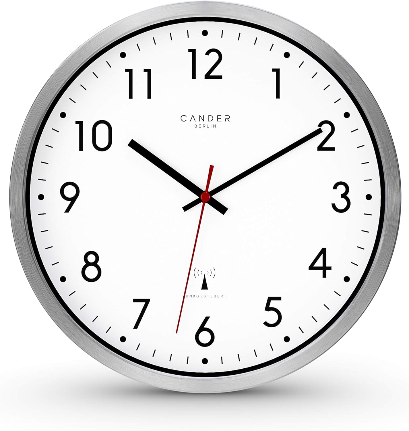 Cander Berlin MNU 3030 White Designer RadioControlled Wall Clock Made