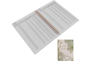 COHEALI Accounting Books Bank Register Book for Business and Personal Finance Ledger Budget Planner