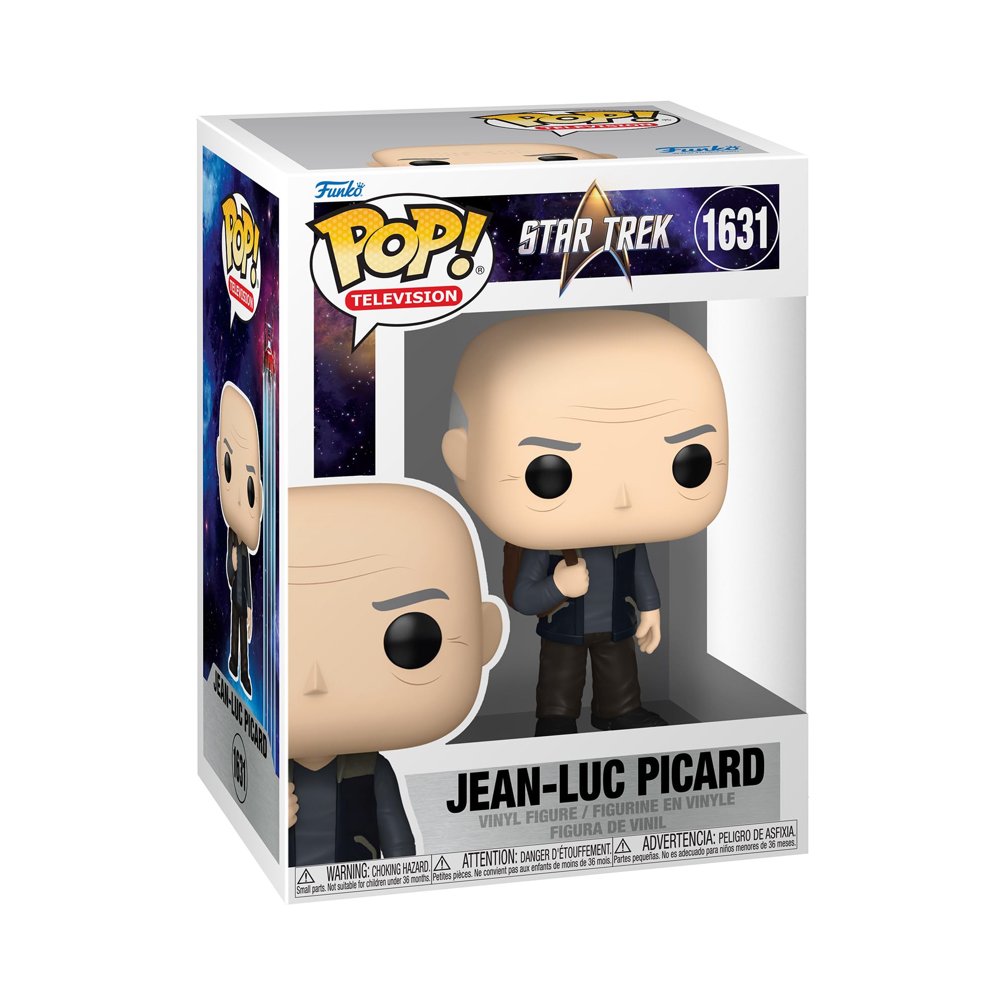 Funko Pop! TV: ST Jean-Luc Picard - Jean-Luc Picard - Star Trek Picard - Collectable Vinyl Figure - Gift Idea - Official Merchandise - Toys for Kids & Adults - TV Fans - Model Figure for Collectors