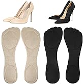 2 Pair Insoles for Heels, High Heel Shoe Gel Insoles Women, Comfort Pads, Inner Soles for Women Shoes Sandals