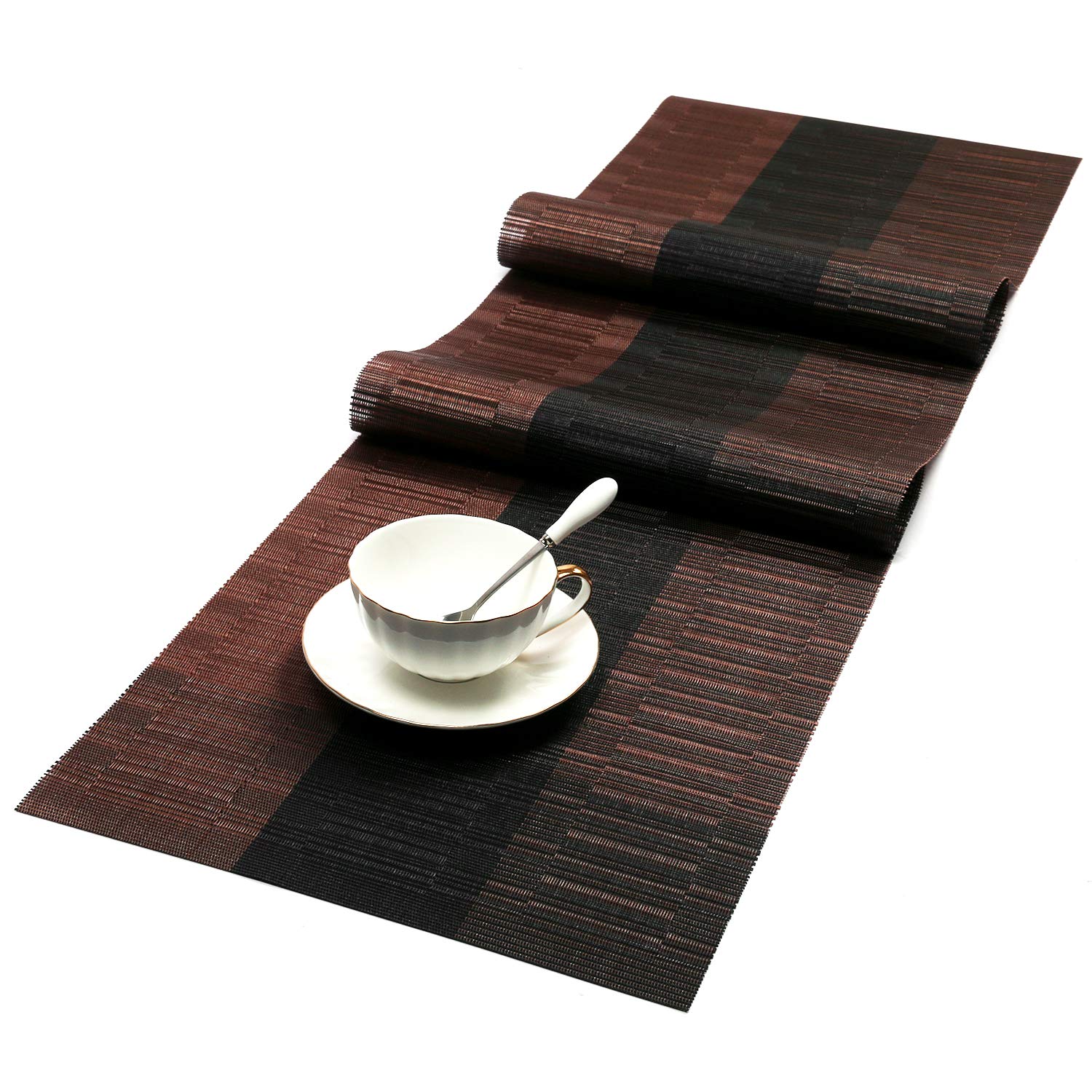 Best table runner 12 inches gray