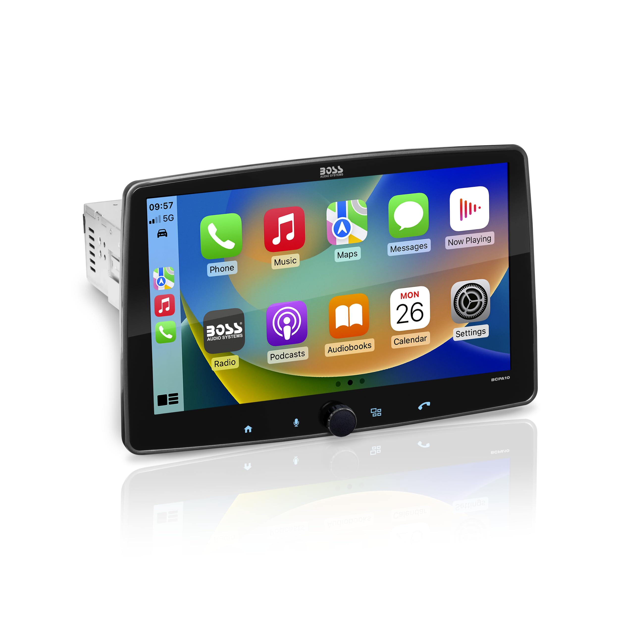 Photo 1 of BOSS Audio Systems BCPA10 Single DIN Car Stereo Wireless Apple CarPlay, Wireless Android Auto, 10.1 Inch Touchscreen, Bluetooth, AM/FM Radio Receiver