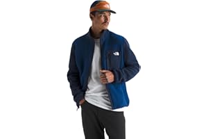 THE NORTH FACE Men's Yumiori Full Zip Jacket | Lightweight Fleece Coat, Secure Zip Pockets & Binding at the Cuffs & Hem