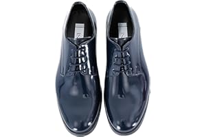 SIRRI Boys Derby Patent Formal Dress Shoes Lace Up Wedding Prom Footwear
