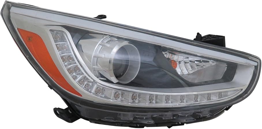 Amazon.com: 2014-2017 Hyundai Accent Passenger Side Projector Type ...