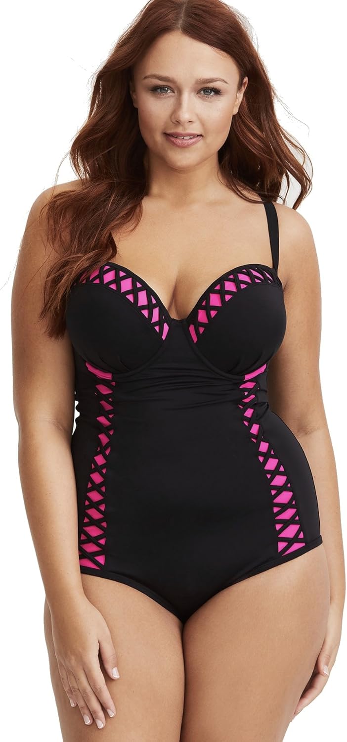 torrid black swimsuit