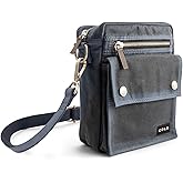 Kolo Chelsea Compact Shoulder Bag, Organic Wax Cotton Canvas, Medium