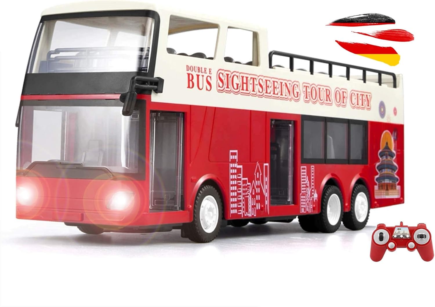 RC Schulbus 1:48 Gold - Ferngesteuert Vorwärts/rückwärts