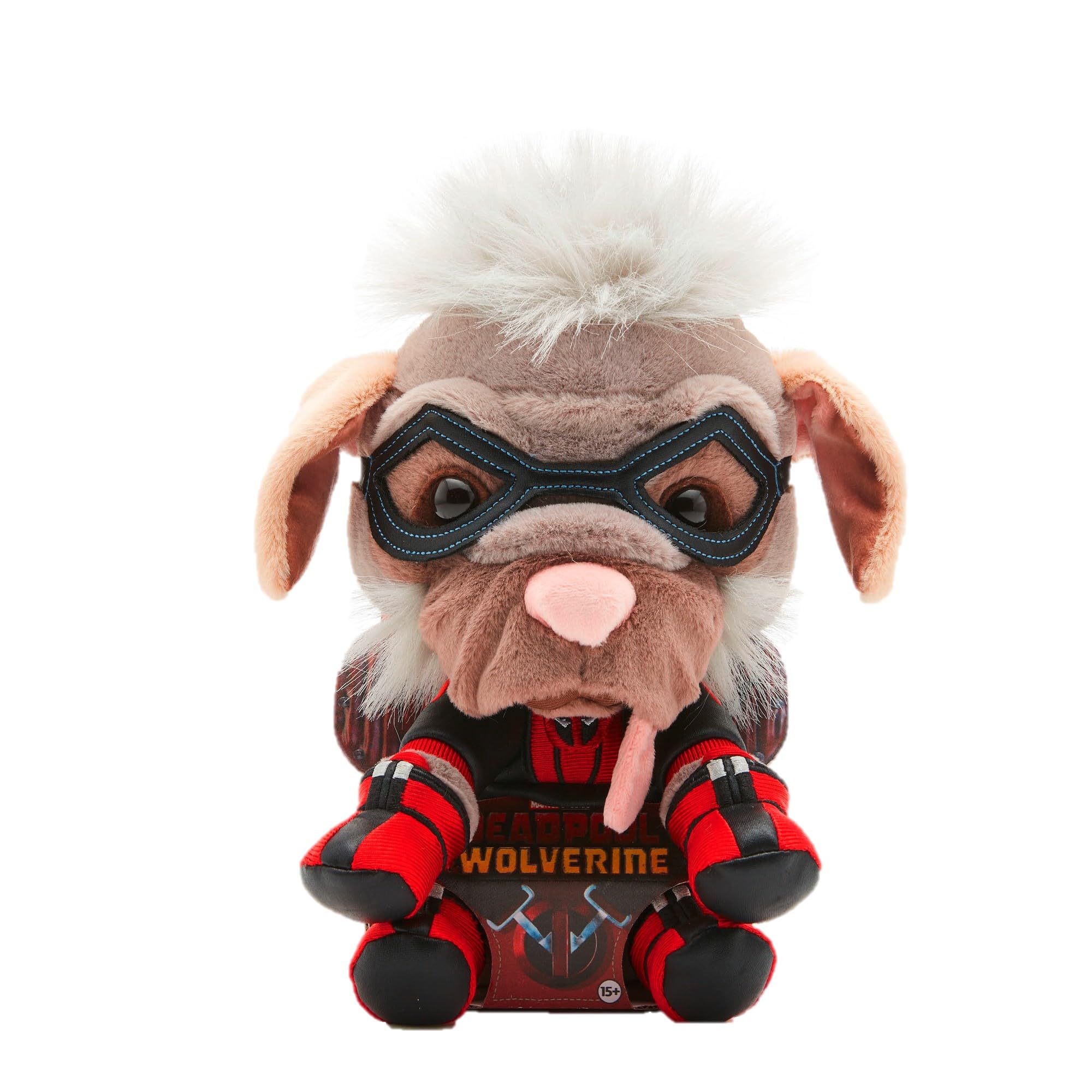 Photo 1 of Disney Marvel Dogpool Plush Toy (26 cm) - Detailed Superhero Plush Toy from Deadpool & Wolverine, Toy for Fans and Collectors (6315870453)