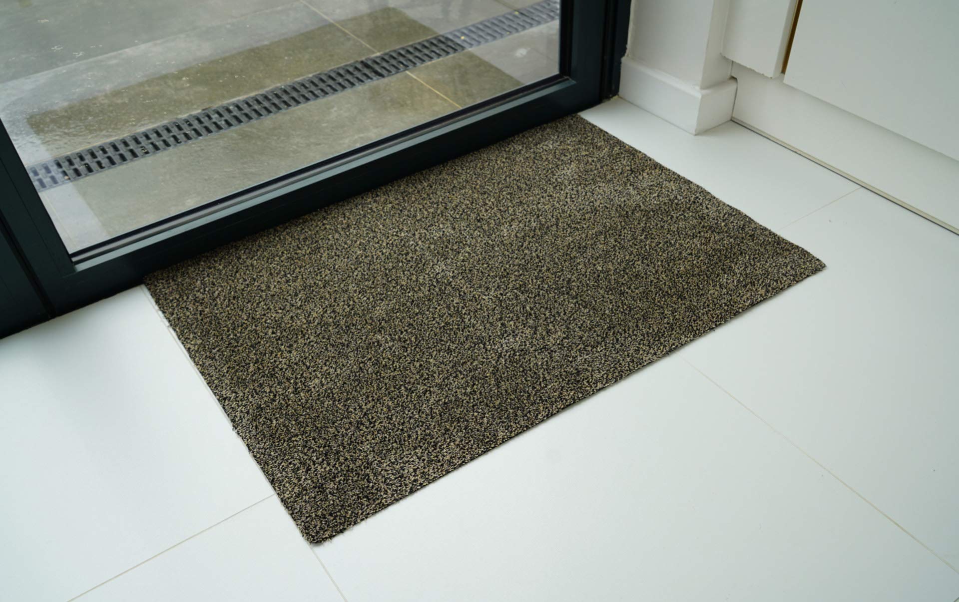 Serdim Rugs Non Slip Tufted Heavy use Door Entrance Absorbent Mats, Brown, 40 x 60 cm(1'4" x1'12")