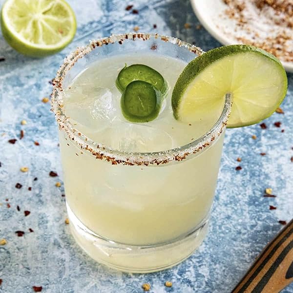MR & MRS T SPICY MARGARITA MIX, 1L BOTTLE, – PREMIUM COCKTAIL MIXER FOR MARGARITA MIXES, READY TO USE