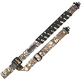 Allen Company Baktrak Traction Web 36″ Rifle Sling w/ 500lb‑Rated Swivels – Slim, Non‑Slip Pad - Veil Terrain Camo