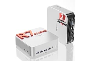 GEEKOM A8 Max Mini PC [Ultimate Performance Edition] with AMD Ryzen 7 8745HS(Beats 6800H) Dual LAN Mini Computer 16GB DDR5 & 