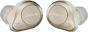 Jabra Elite 85t True Wireless Bluetooth Earbuds, Gold Beige – Advanced Noise-Cancelling Earbuds with Charging Case for Calls &amp; Music – Wireless Earbuds with Superior Sound &amp; Premium Comfort, 12