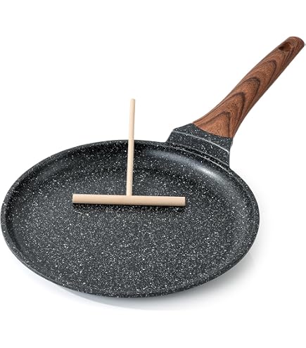 Amazon.com: SENSARTE Nonstick Crepe Pan, Swiss Granite Coating