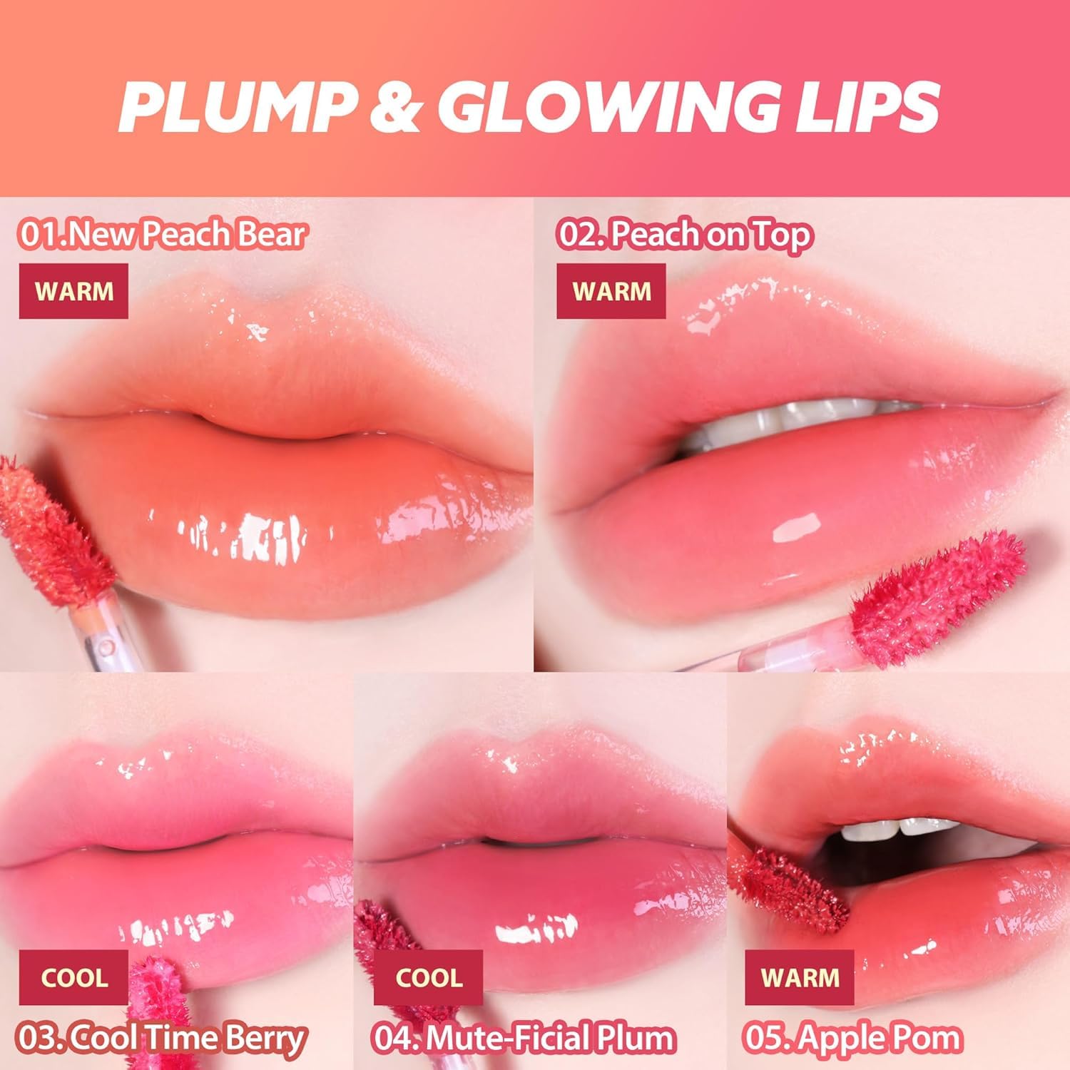 MILKTOUCH Jelly Fit Lip Tint (10 Fallen Coco) with Cooling Plumping Effect and Water-Based Non-Sticky Texture | Long Lasting Korean Beauty Lipstain Tinted Gloss Oil Stocking Stuffers, Christmas Gifts