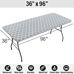 Smiry Rectangle Picnic Table Cover, Waterproof