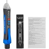 SNAKOL Non Contact Voltage Tester Pen, 12V-1000V AC Electrical Tester with Laser Position, Live Neutral Wire Detector, Wire Breakpoint Finder, Audible &amp; Light Alarm, Flashlight, Auto Power Off