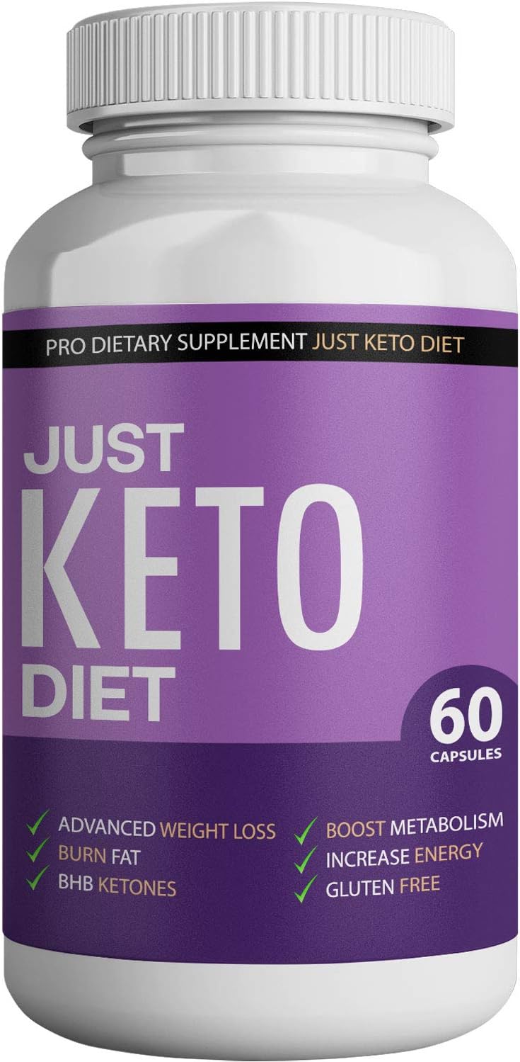 Just Keto Diet - Advanced Ketosis Weight Loss - Premium Keto Diet Pills - Burn Fat for Energy not Carbs