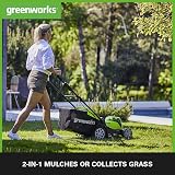 Greenworks G40LM41 Cordless Lawn mower 41cm 50L Bag 3 Year Warranty view 2