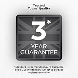 Tower Sera 4 Slice Toaster 1800W Grey with 6 Browning Levels Defrost Reheat view 7
