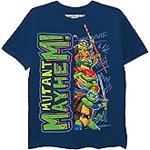 Teenage Mutant Ninja Turtles Boys TMNT Mutant Mayhem Character Short Sleeve Tee