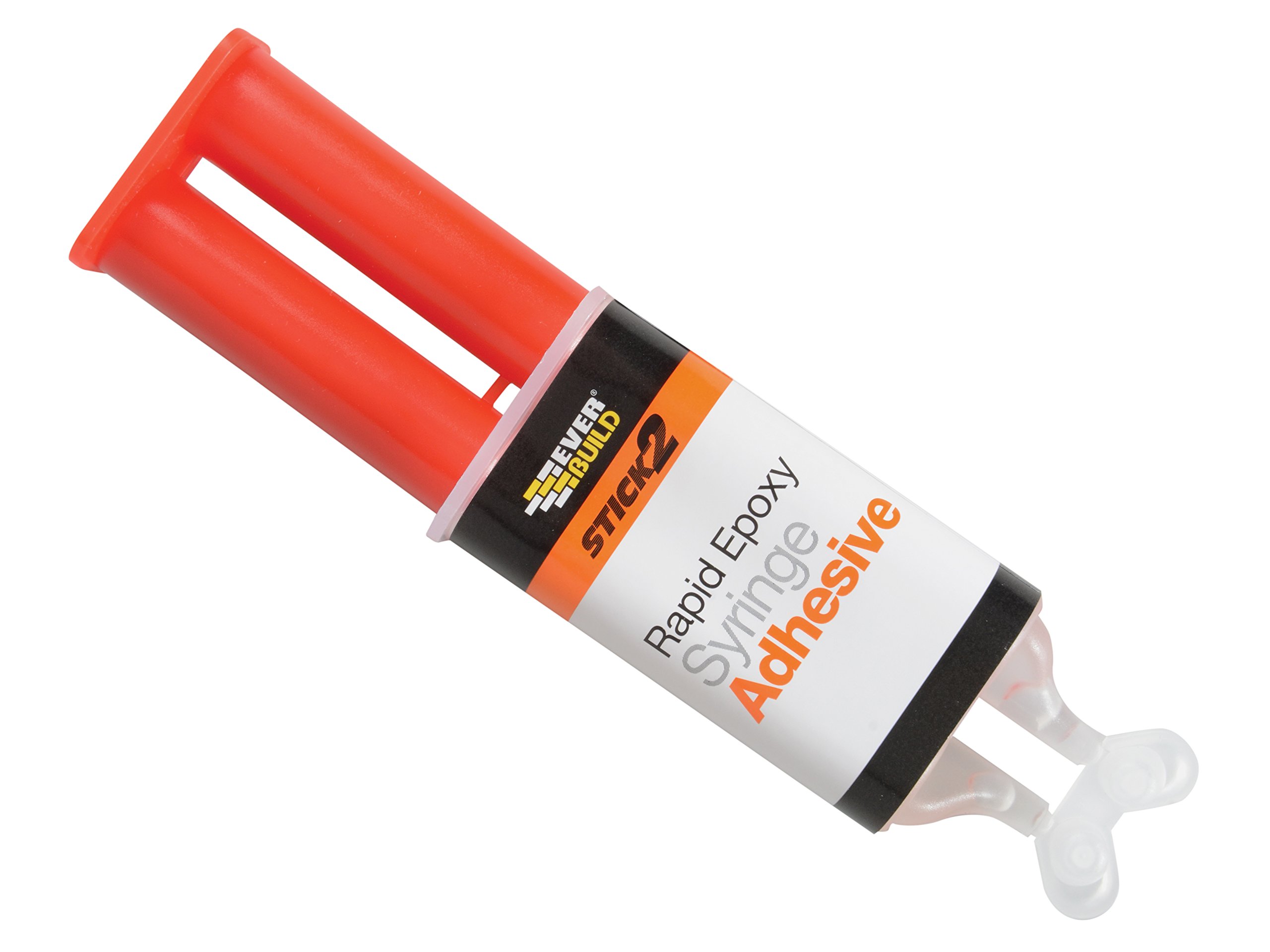Everbuild Stick 2 Rapid Setting Epoxy Adhesive Syringe – Fast Curing – 24 ml