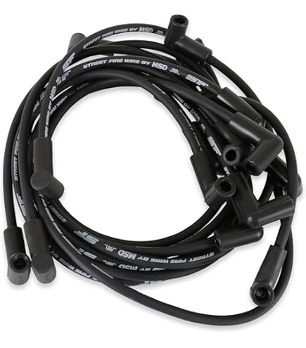 Amazon.com: MSD 35593 Super Conductor Spark Plug Wire Set, Black