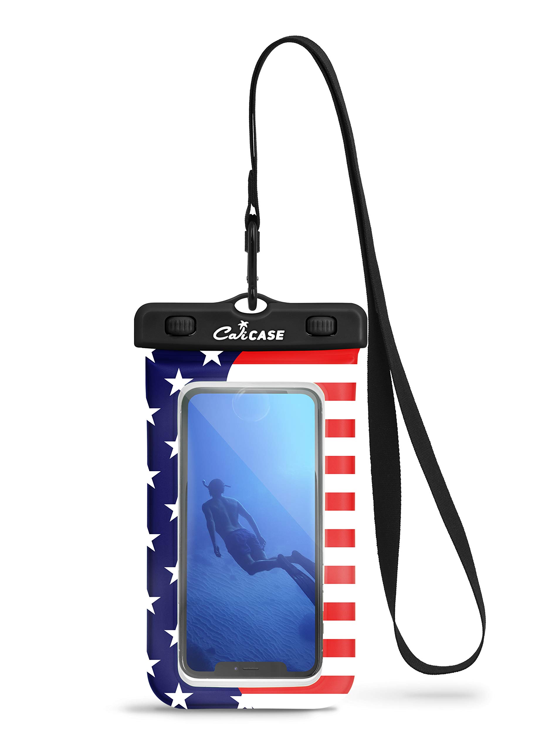CaliCase Universal Waterproof Floating Case - American Flag