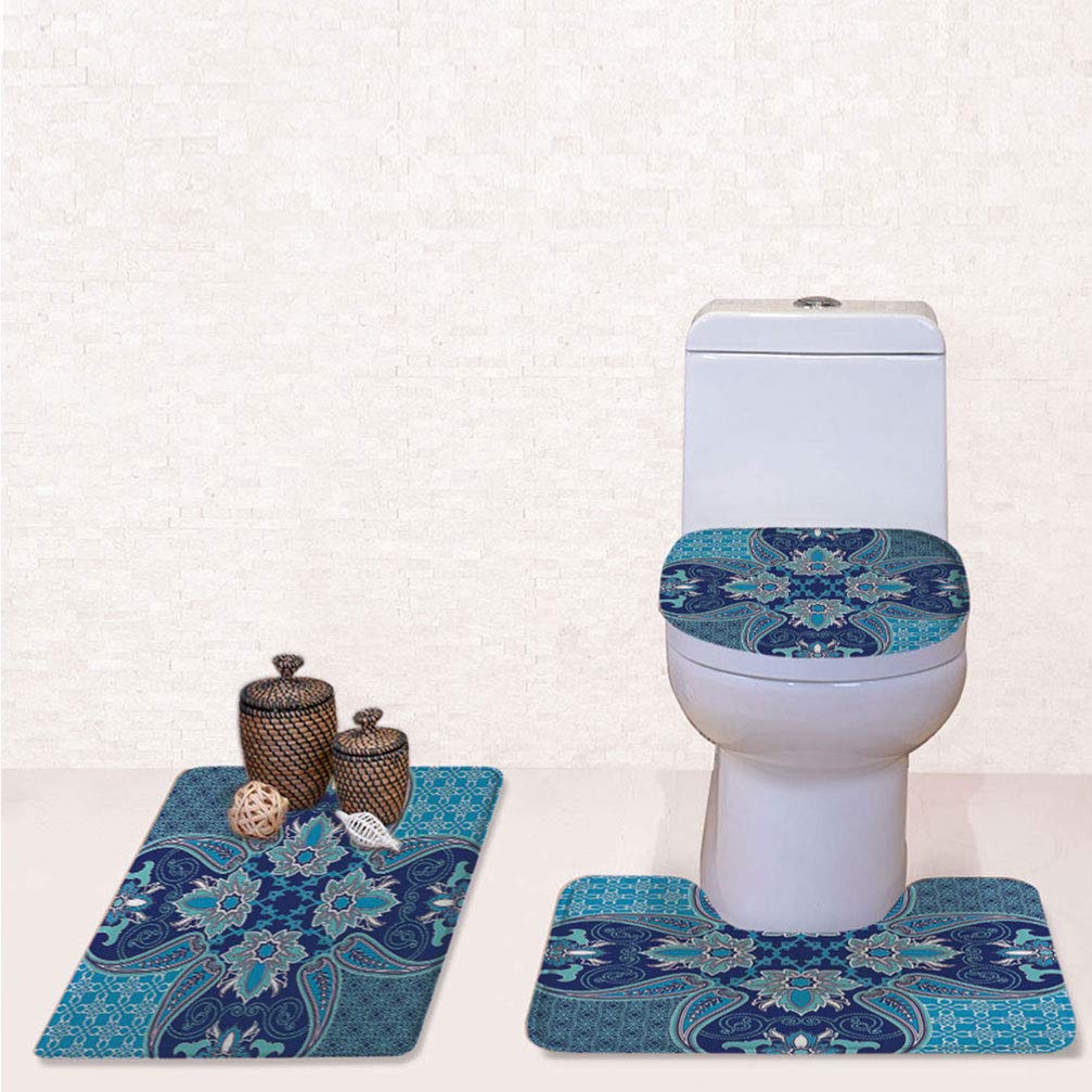 Toilet Lid & Tank Covers Lid Toilet Cover Geometry Pattern Moroccan ...
