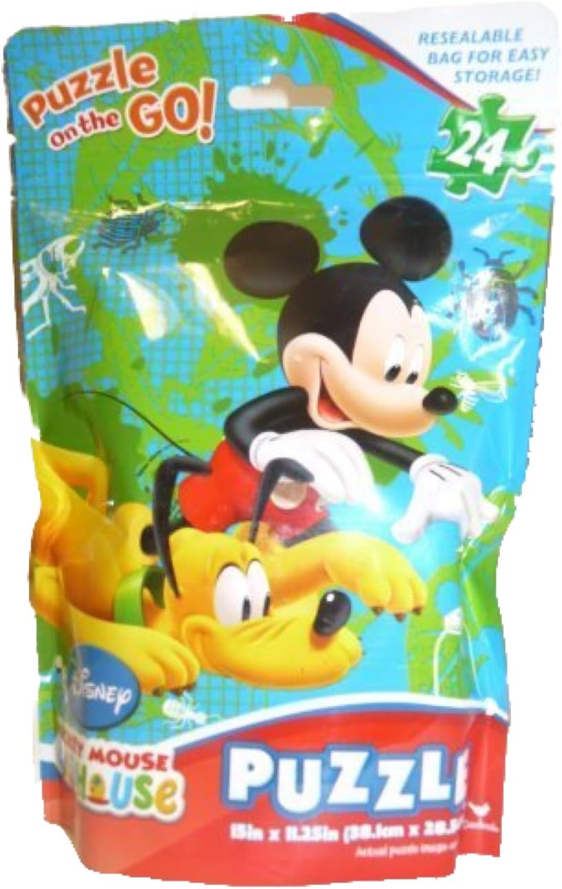 Mickey & Pluto on the Go Puzzle. 24 Piece by Disney