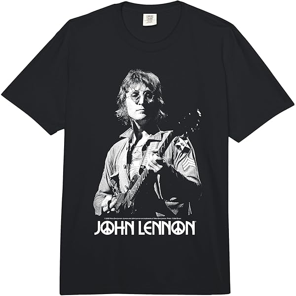 Amazon.com: Kurt Cobain T Shirt Guitar Photo Colour Logo Official