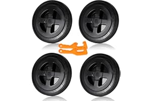 ZAIXIA 4 Pieces 5 Gallon Bucket Lid with Bucket Lid Opener,Plastic Storage Bucket Leak-Proof Screw Seal Lids,Pet Food Storage Container Lid for Home Paint Storage Buckets