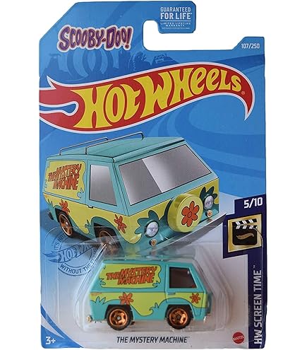 Hot Wheels ミステリー・マシン ( スクゥービー・ドゥー！) Amazon.com: DieCast Hot Wheels Premium 2022 Real Riders Scooby Doo