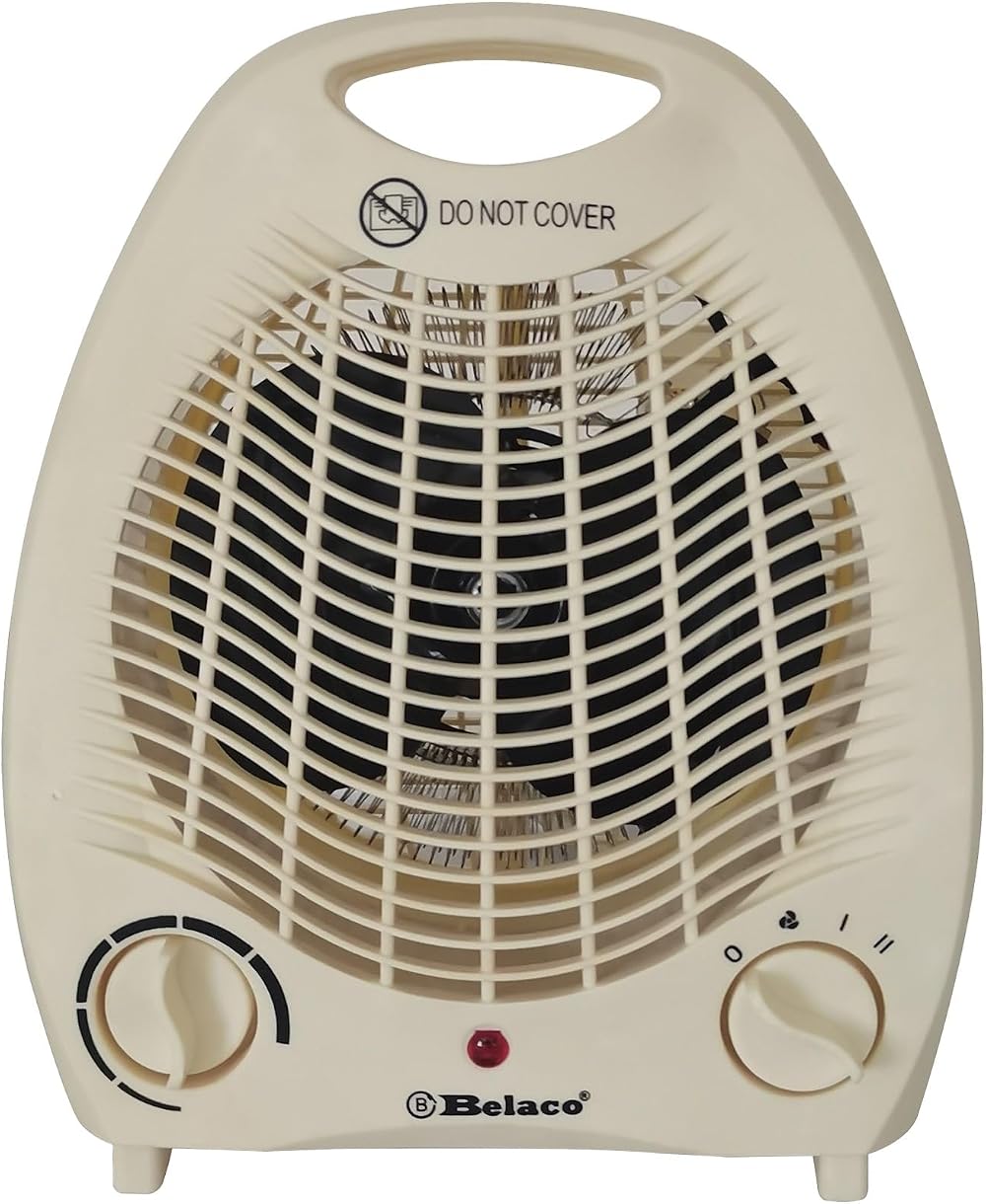 Belaco Fan Heater 2 Heat Settings 1000/2000W Overheat Protection BFH21C