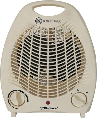 Belaco Fan Heater 2 Heat Settings 1000/2000W Overheat Protection BFH21C
