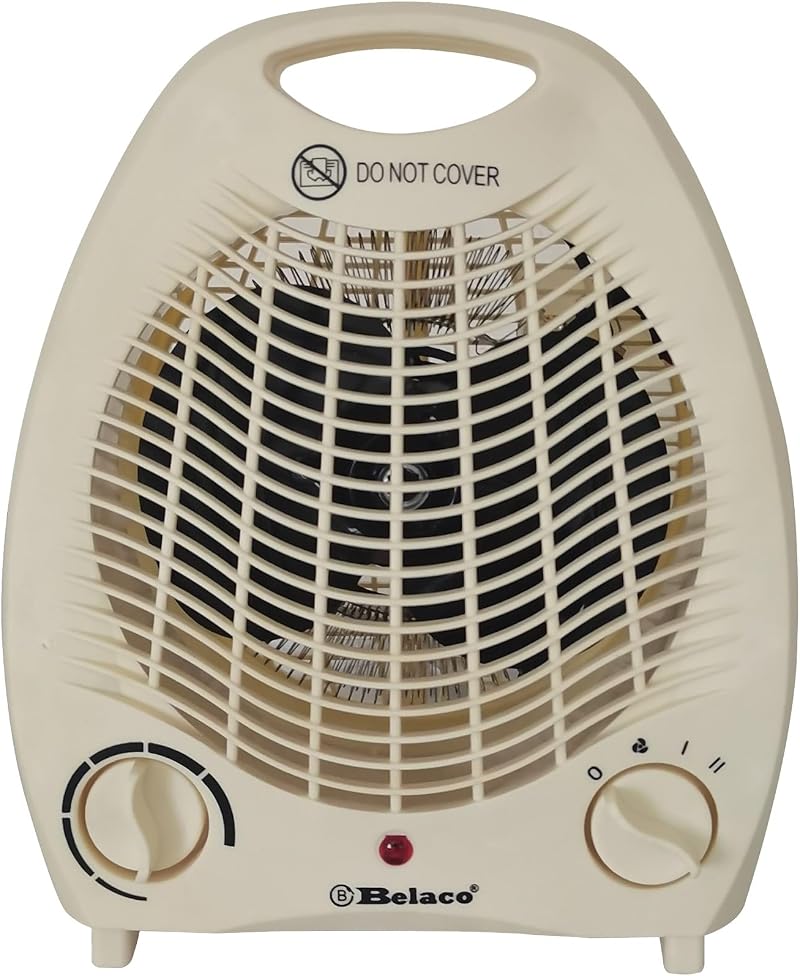 Belaco Fan Heater 2 Heat Settings 1000/2000W Overheat Protection BFH21C