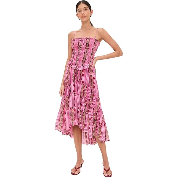 Free People Women's Sweet Nothings Midi Dress, Blue Vista Combo, XS at  Amazon Women's Clothing store