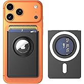 DLENP Magnetic Card Wallet for AirTag Bracket-Lightweight and portable, with RFID shielding function, compatible with iPhone 17/16/15/14/13/12.