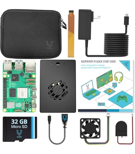 Amazon.com: CanaKit Raspberry Pi 5 Essentials Starter Kit