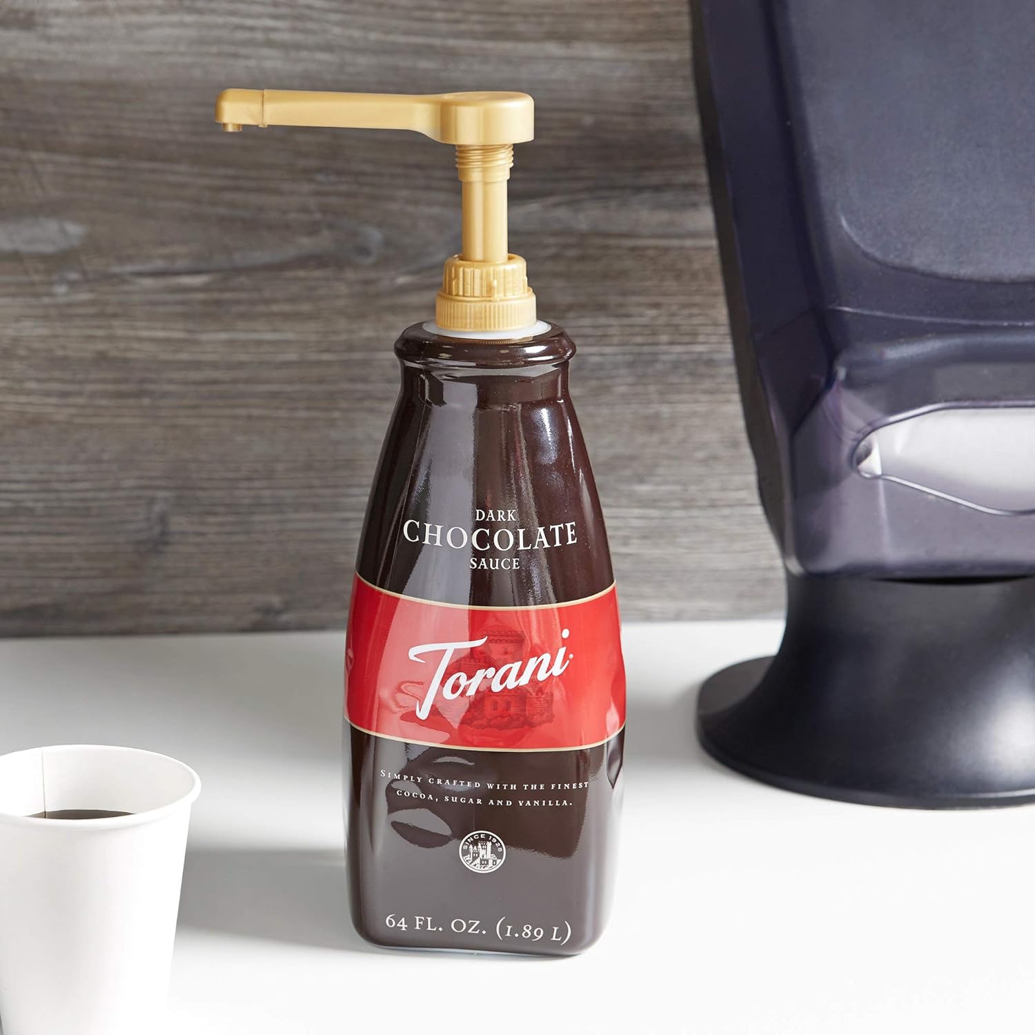 Torani Pump for 64 Oz Bottle - Gold 0.5 Oz: Grocery & Gourmet Food