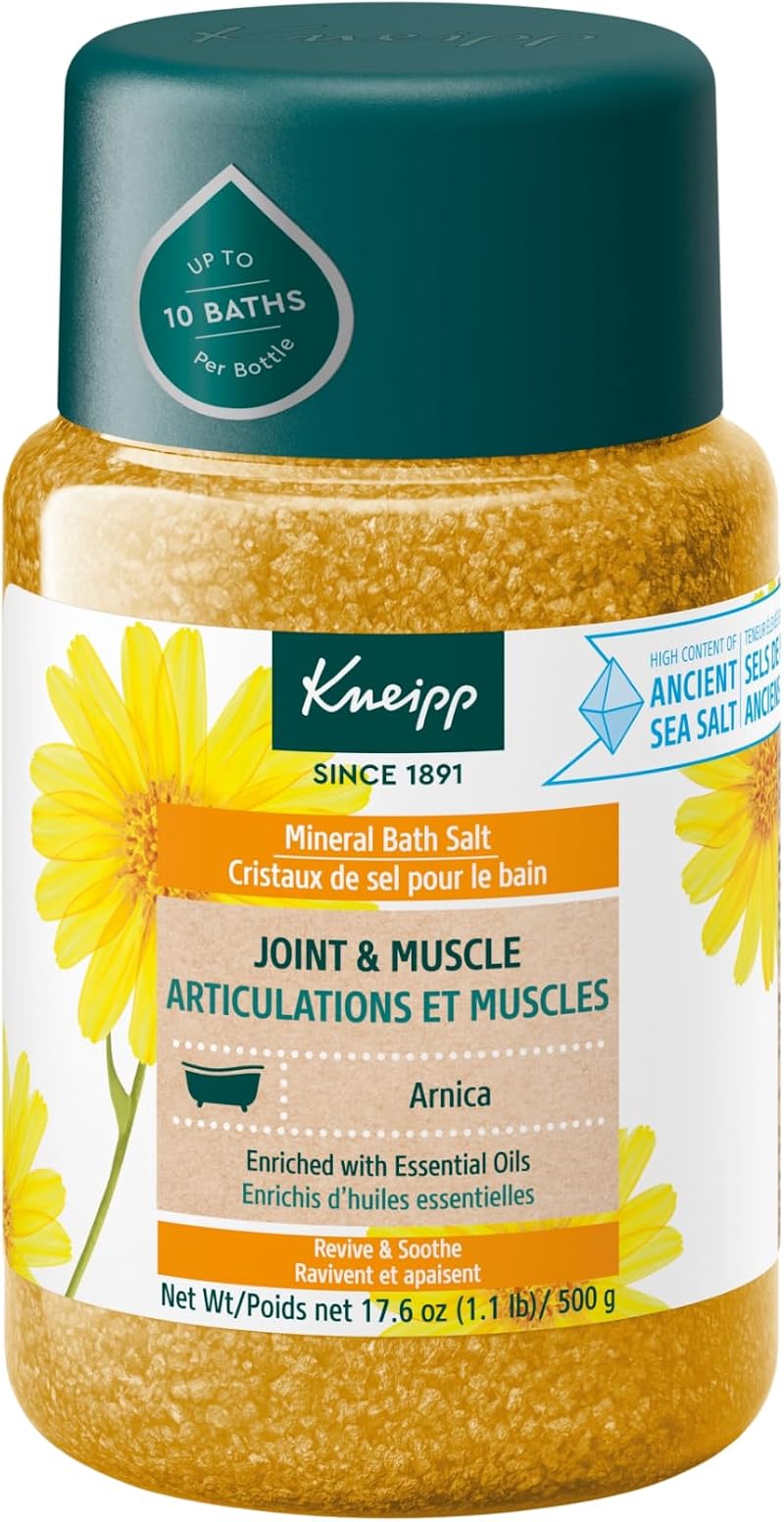 Kneipp Arnica Mineral Bath Salts for Joint & Muscle Relaxation 17.63 oz