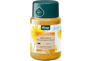 Kneipp Joint & Muscle Mineral Bath Salt with Arnica - Rejuvenate Joints & Muscles - 17.6 oz - Up to 10 Baths