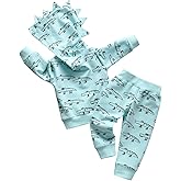 Toddler Infant Baby Boy Clothes Animal Style Long Sleeve Hoodie Tops Sweatsuit Pants Outfit Set