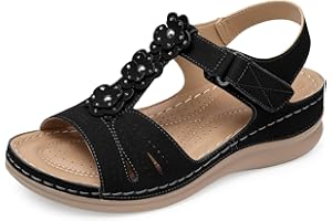 SHIBEVER Wedge Sandals for Women Dressy: Comfortable Summer Platform Casual Dress Women Sandal